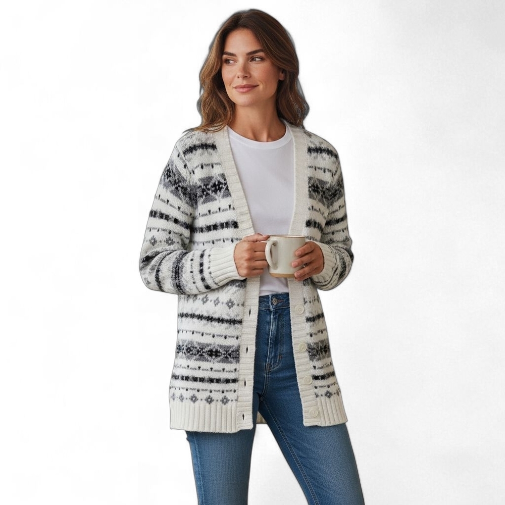 G.H. Bass & Co long cardigan size medium